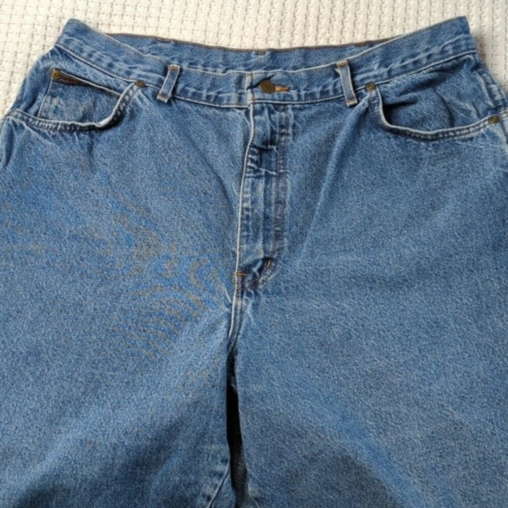 Chic vintage cotton high rise mom jeans made in USA Size 22W